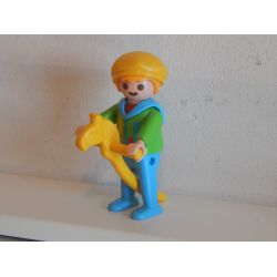 Enfant Et Cheval A Bascule Playmobil