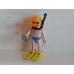 Enfant Fait De La Plongée Sous Marine Playmobil