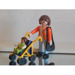 Z1 - Maman Poussette Et Bébé Playmobil