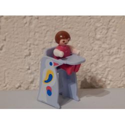 Bébé Et Chaise Haute Playmobil