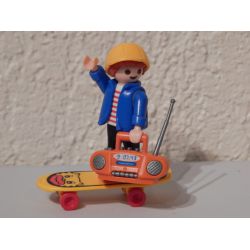 Enfant Skateboard Et Radio Playmobil