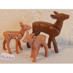 Famille De Bambis 3 Pièces Playmobil