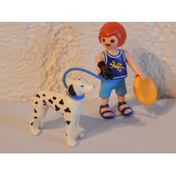 Enfant Et Dalmatien Playmobil