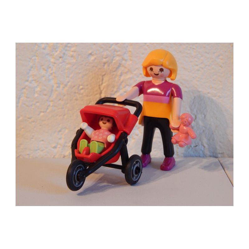 Maman Poussette Et Bebe Playmobil Klikobil