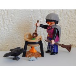Rare A Trouver La Sorcière Et Potion Magique Playmobil