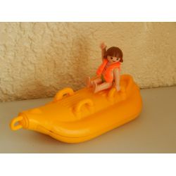Enfant Et Banane Sur L'Eau Playmobil