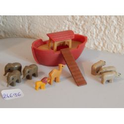 Micro Jouet Pour Enfant Playmobil : Arche De Noé et Ses Animaux Playmobil