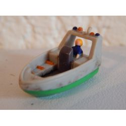 Micro Jouet Pour Enfant Playmobil : Bateau Des Douanes Playmobil