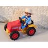 Tracteur De La Ferme Et Enfant Playmobil