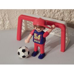 Enfant Et Cage De Foot Playmobil