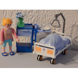 La Chambre D'Hopital Et Patiente Playmobil