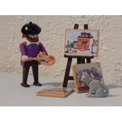 Superbe Rare Et Complet Le Peintre 5404 Playmobil