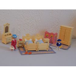 Chambre Des Parents Modèle Jaune Série 1900 Complet 5321 Playmobil